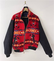 Pendleton Indian Sioux Star Wool Jacket Mens XL