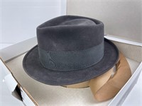 Royal Stetson Whippet Fedora Hat Size 7 w/ Box