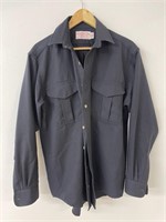 Filson Wool Long Sleeve Shirt Black Size M