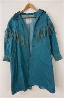 Pioneer Wear USA Sz S Western Ladies Fringed Coat