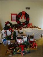5 1/2' Christmas Tree and asst. items