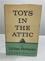 Toys in the Attic Lillian Hellman Signed 1st Ed