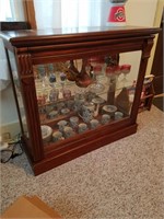 3 Ft. Tall Lighted Front Slide Curio Cabinet  40"W