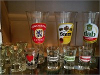 Beer Glasses & Shot Glasses