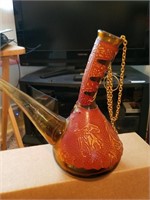 Leather wrapped Decanter