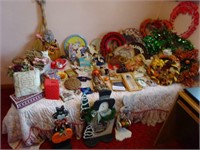 Assorted Seasonal Holiday Decorations