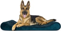Furhaven Pet - Orthopedic L Shaped Chaise Dog Bed