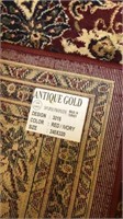 Antique Gold 240x320 Red/Ivory Rug (Made In