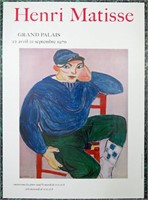 VINTAGE HENRI MATISSE LITHOGRAPH EXPO POSTER