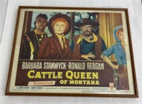 Cattle Queen of Montana Lobby Card Movie Poster