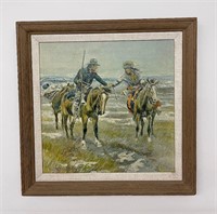 Charles Marion Russell Print Indian on Horseback