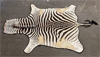 Very Large Taxidermy Felted African Zebra Rug