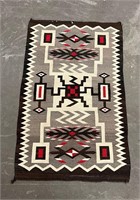 Phenomenal 1920's Storm Pattern Navajo Rug