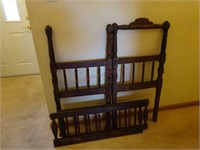 Very Old Wooden  Primitive Crib