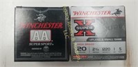50 rds Winchester 20 Ga shotshells
