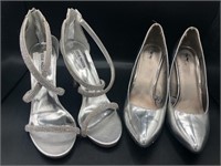 Silver Sandals & Pumps - Size 11