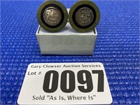 9.8 Gram Sterling Silver Button Hole Cufflinks