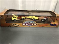 1999 HOT WHEELS NIGHT AT THE RACES IN DISPLAY