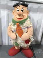 CIRCA 1961 FRED FLINSTONE DOLL, CLOTH/VINYL, 17"