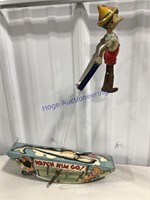 PINOCCHIO THE ACROBAT WIND-UP TOY