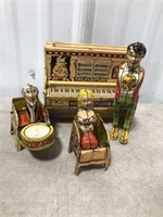 ABNER DOGPATCH BAND TIN TOY, NOT COMPLETE