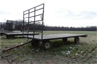 20ft x 10ft Steel Deck Flat Rack Wagon