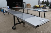 20ft x 24in Work Table w/Stainless Top