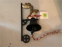 CAST IRON HANGING WALL BELL