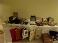 Cookbooks, Housewares, Small Appliances, Linens
