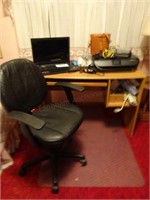 Lonovo Laptop, HP Copier-Scanner, Desk, Chair, etc