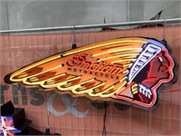 Superb INDIAN MOTOR CYCLES Light Up Neon Sign.