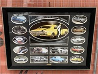 Framed History Holden GTS Monaro 1968-1977.