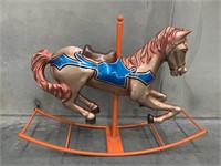 Superb Side Show Carousel / Circus Ride Horse on