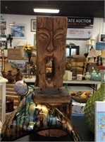 Large wooden carving