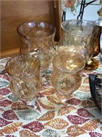 Four piece candleholders
