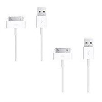 (4) - 100 Pk 3 Ft Charging Cable for iPhone 3, 4