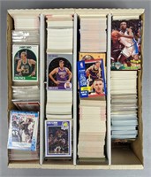 Various Basketball Cards in Large Storage Box