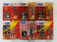 Six Starting Lineup 1990’s Basketball Collectibles