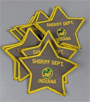 Sheriff Dept. Indiana Patches (9 total)