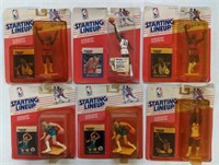 Six Vintage Starting Lineup Collectibles