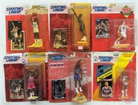 Six Starting Lineup 1990's Basketball Collectibles