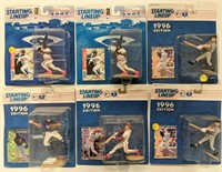 Six StartingLineUp 1990's Collectibles