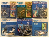 Six StartingLineUp 1990's Baseball Collectibles