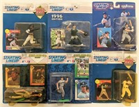 Six StartingLineUp 1990's Baseball Collectibles