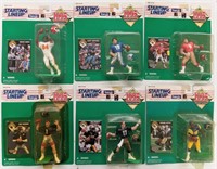 Six Starting Lineup 1995 Football Collectibles