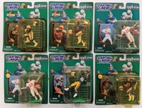 Six Starting Lineup 1998 Football Collectibles