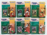 Six Starting Lineup 1994 Football Collectibles