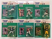Six Starting Lineup 1996 Football Collectibles