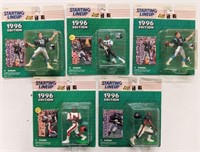 Five Starting Lineup 1996 Football Collective