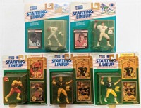 Five Vintage Starting Lineup Football Collectibles